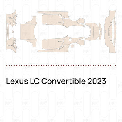 Pre-Cut PPF Lexus LC Convertible 2023