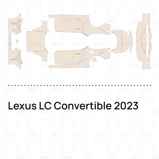 Pre-Cut PPF Lexus LC Convertible 2023