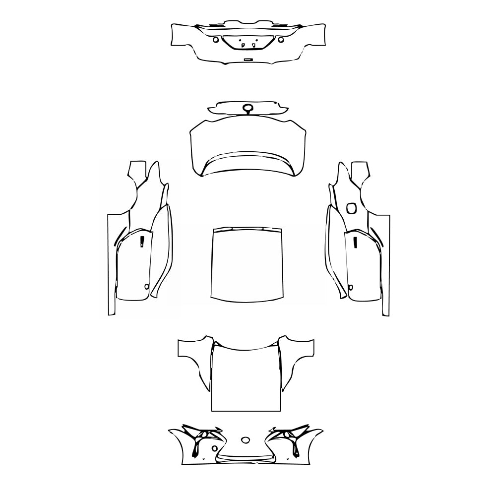 Pre-Cut PPF Lexus LC Coupe 2018 - PPF-Kits