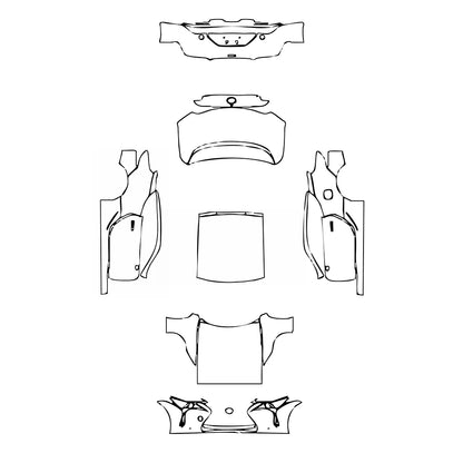 Pre-Cut PPF Lexus LC Coupe 2018 - PPF-Kits