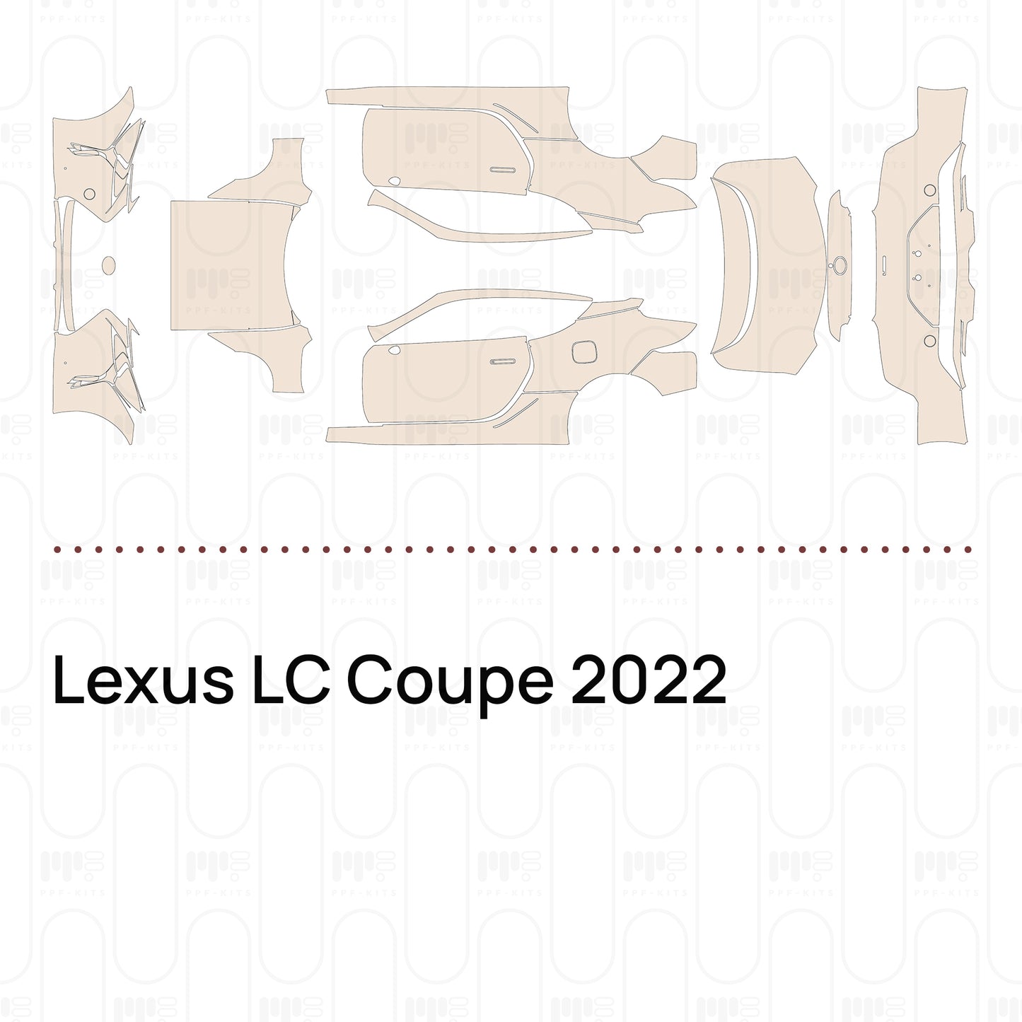 Pre-Cut PPF Lexus LC Coupe 2022