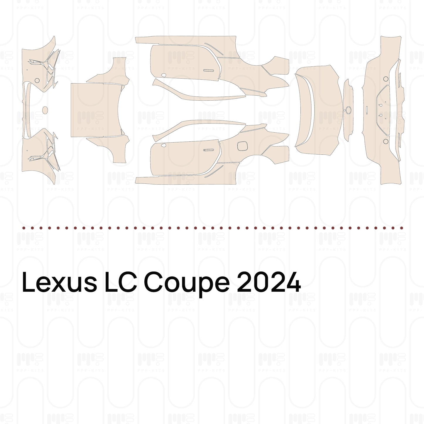 Pre-Cut PPF Lexus LC Coupe 2024