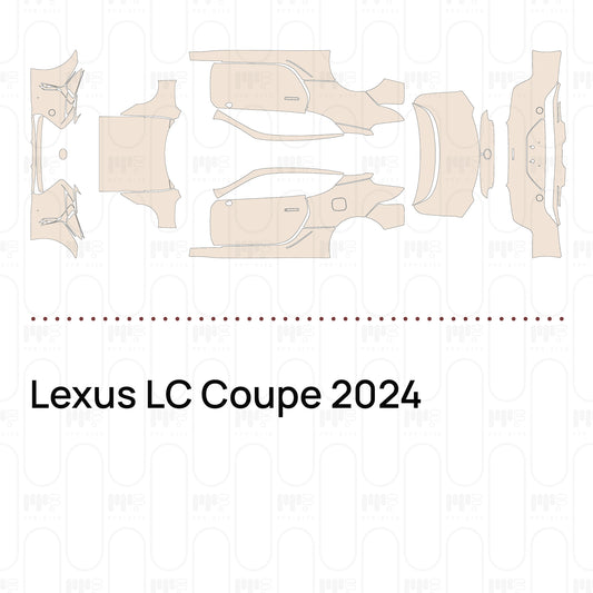 Pre-Cut PPF Lexus LC Coupe 2024