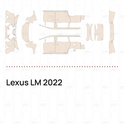 Pre-Cut PPF Lexus LM 2022