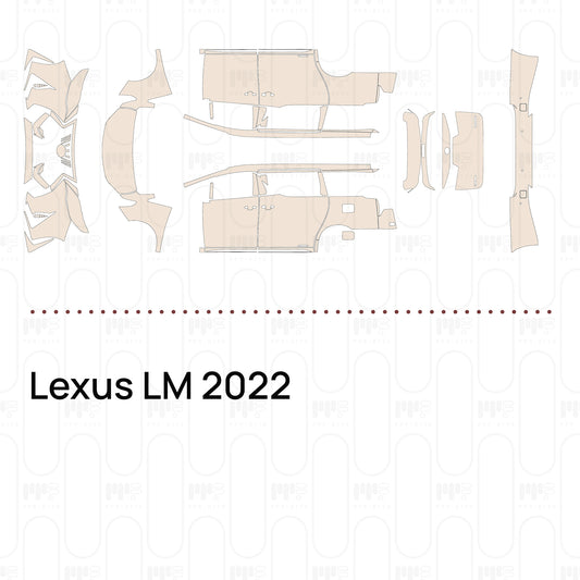 Pre-Cut PPF Lexus LM 2022