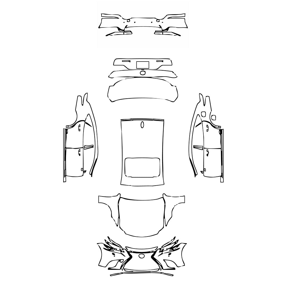 Pre-Cut PPF Lexus LS Hybrid Base 2019 - PPF-Kits