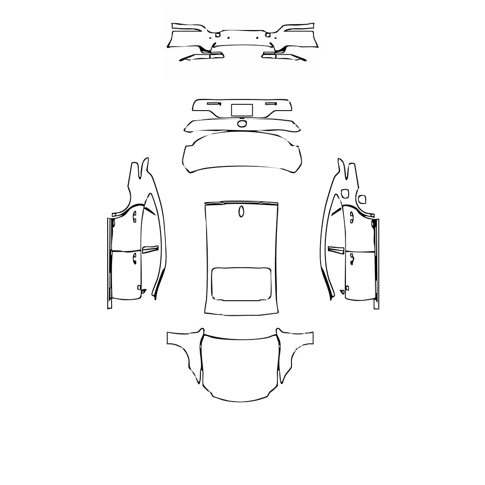 Pre-Cut PPF Lexus LS Hybrid Base 2021 - PPF-Kits