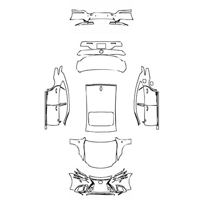 Pre-Cut PPF Lexus LS Hybrid F Sport 2020 - PPF-Kits