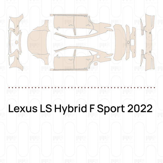 Pre-Cut PPF Lexus LS Hybrid F Sport 2022