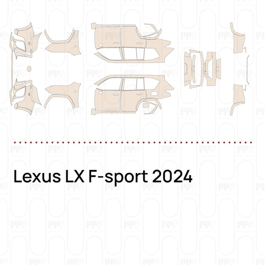Pre-Cut PPF Lexus LX F-sport 2024