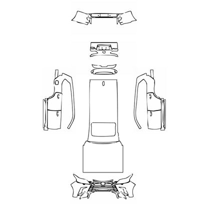 Pre-Cut PPF Lexus LX Luxury 2020 - PPF-Kits