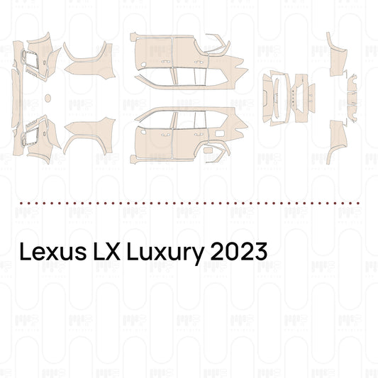 Pre-Cut PPF Lexus LX Luxury 2023