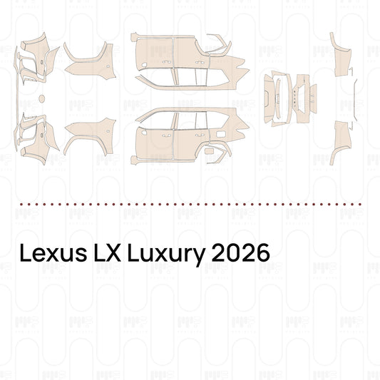 Pre-Cut PPF Lexus LX Luxury 2026