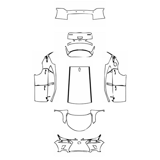 Pre-Cut PPF Lexus NX Base 2020 - PPF-Kits
