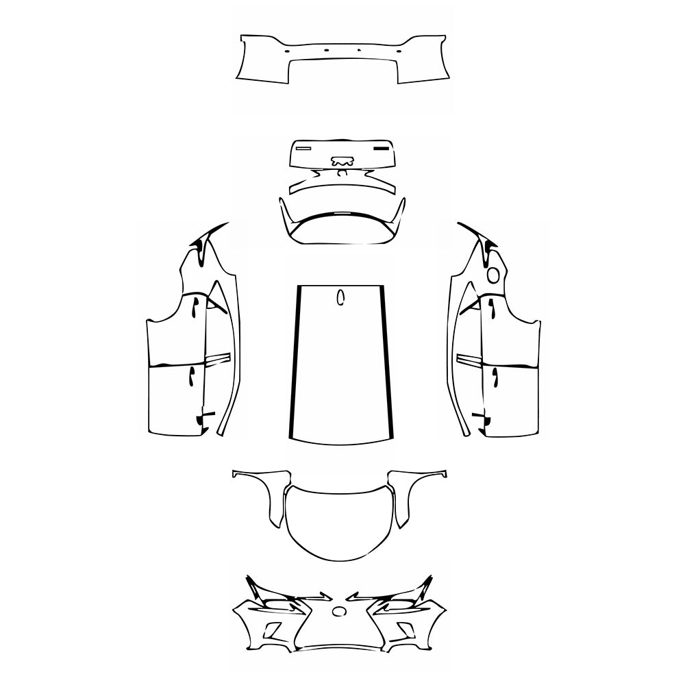 Pre-Cut PPF Lexus NX Base 2021 - PPF-Kits