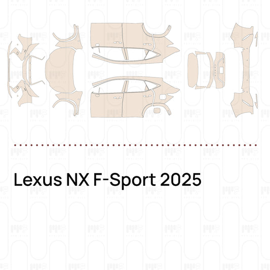 Pre-Cut PPF Lexus NX F-Sport 2025