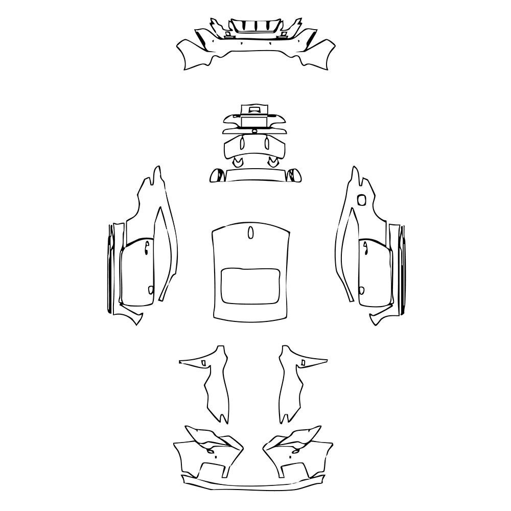Pre-Cut PPF Lexus RCF 2021 - PPF-Kits
