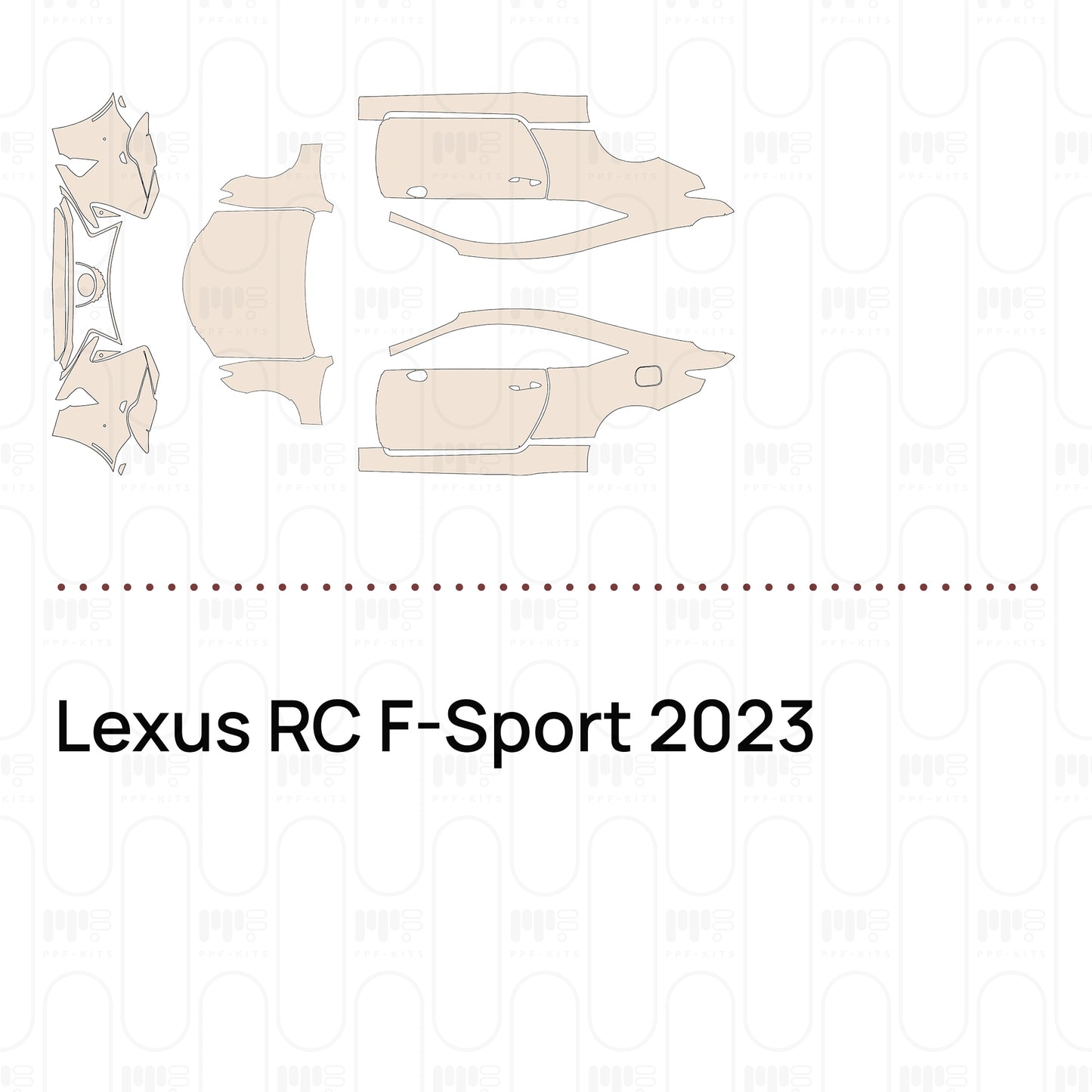 Pre-Cut PPF Lexus RC F-Sport 2023