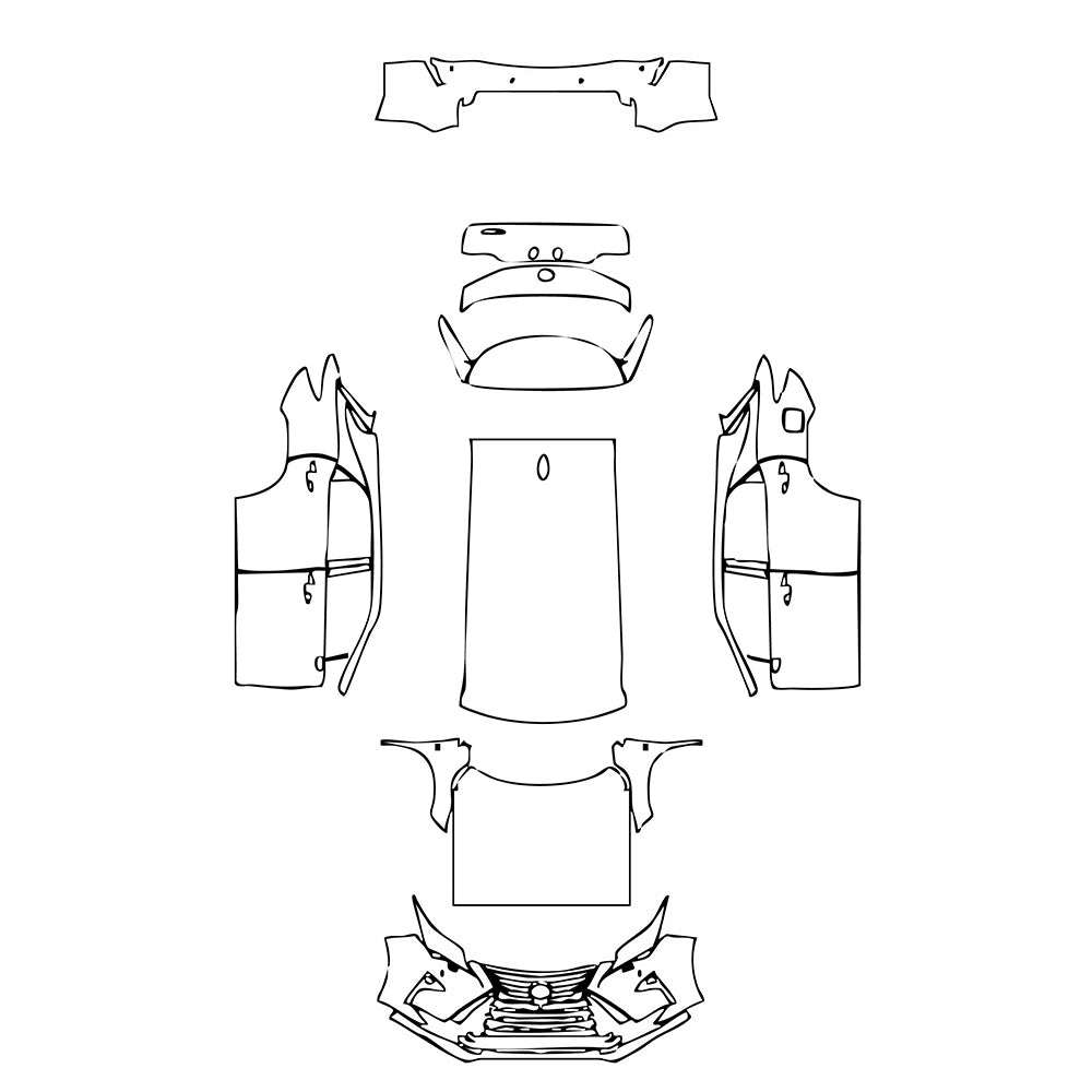 Pre-Cut PPF Lexus RX RX (SWB) F-Sport 2019 - PPF-Kits