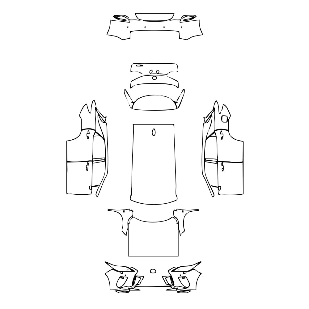 Pre-Cut PPF Lexus RX RX (SWB) F-Sport 2021 - PPF-Kits