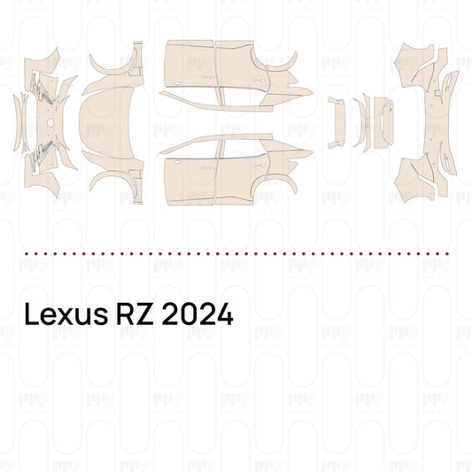 Pre-Cut PPF Lexus RZ 2024