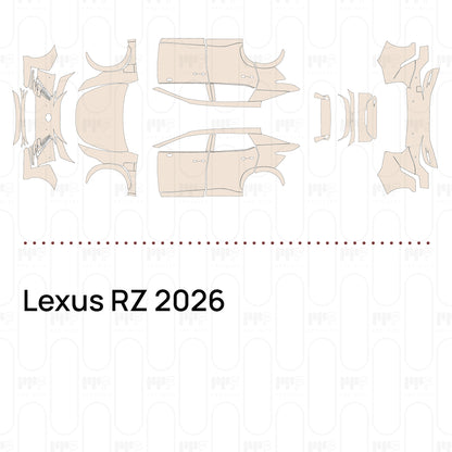 Pre-Cut PPF Lexus RZ 2026