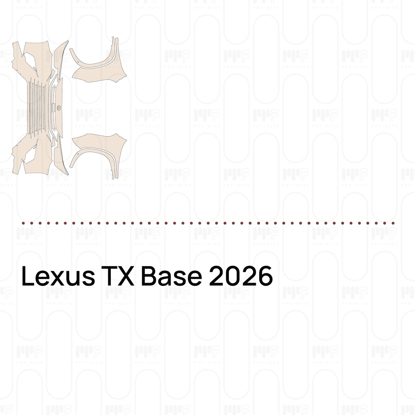 Pre-Cut PPF Lexus TX Base 2026