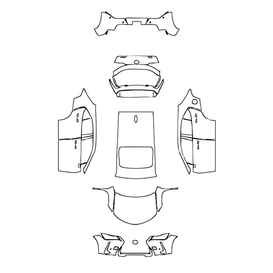 Pre-Cut PPF Lexus UX Base 2021 - PPF-Kits
