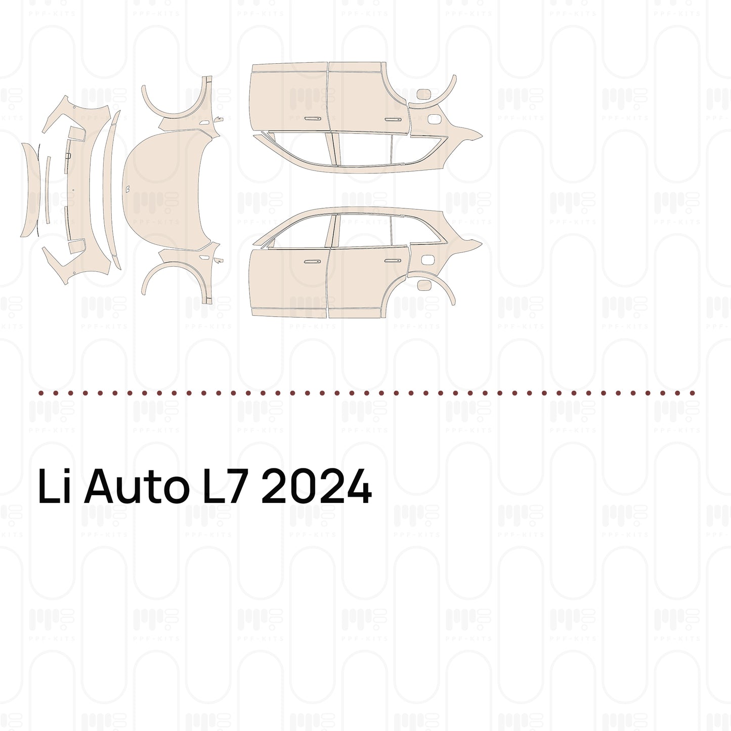 Pre-Cut PPF Li Auto L7 2024