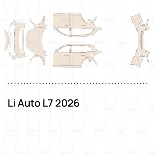 Li Auto L7 2026 – Pellicola protettiva PPF pretagliata