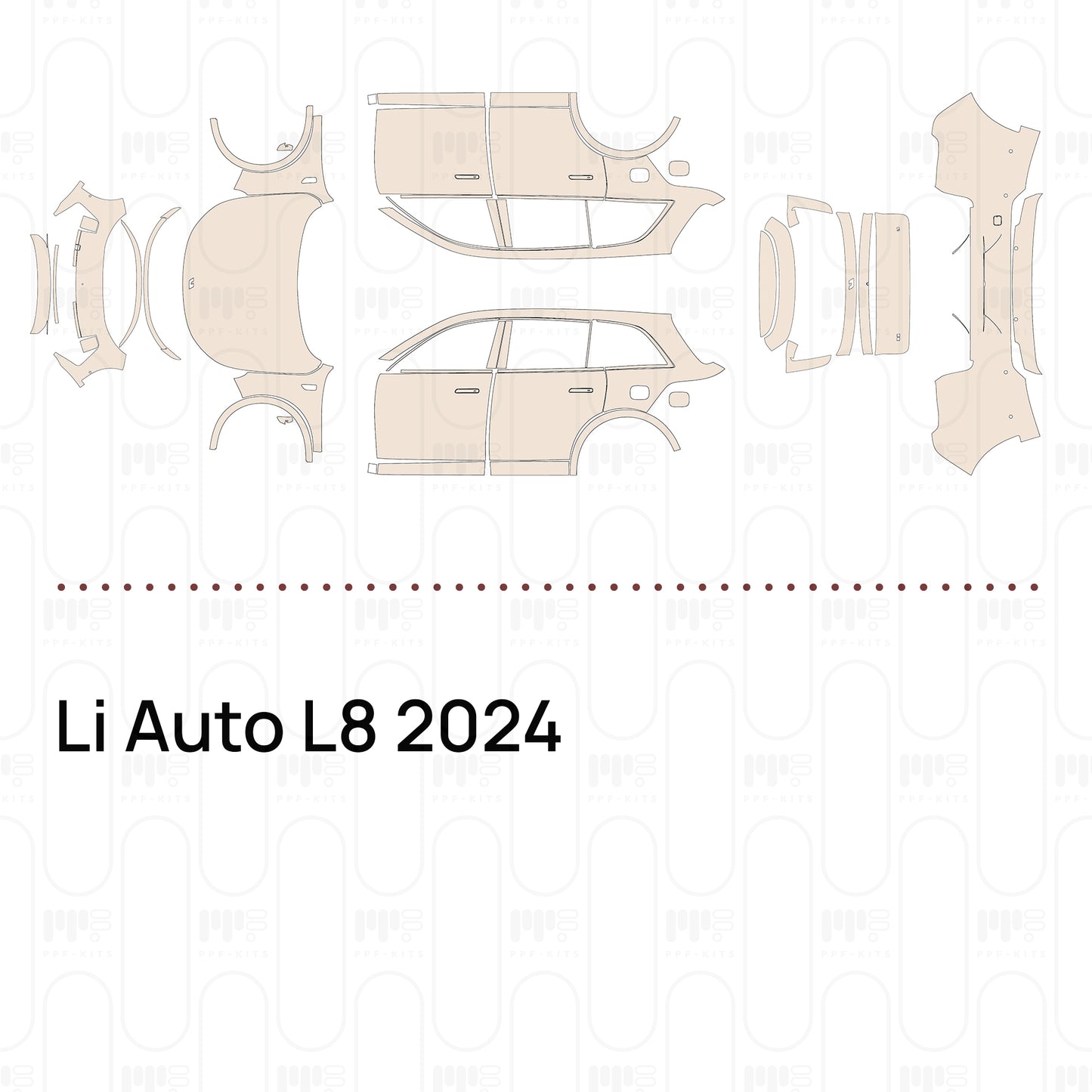 Pre-Cut PPF Li Auto L8 2024