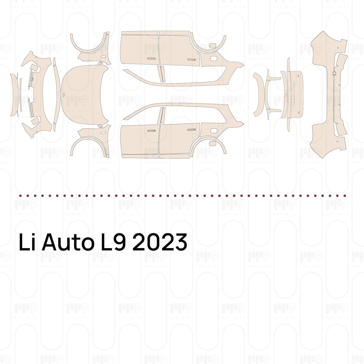 Pre-Cut PPF Li Auto L9 2023