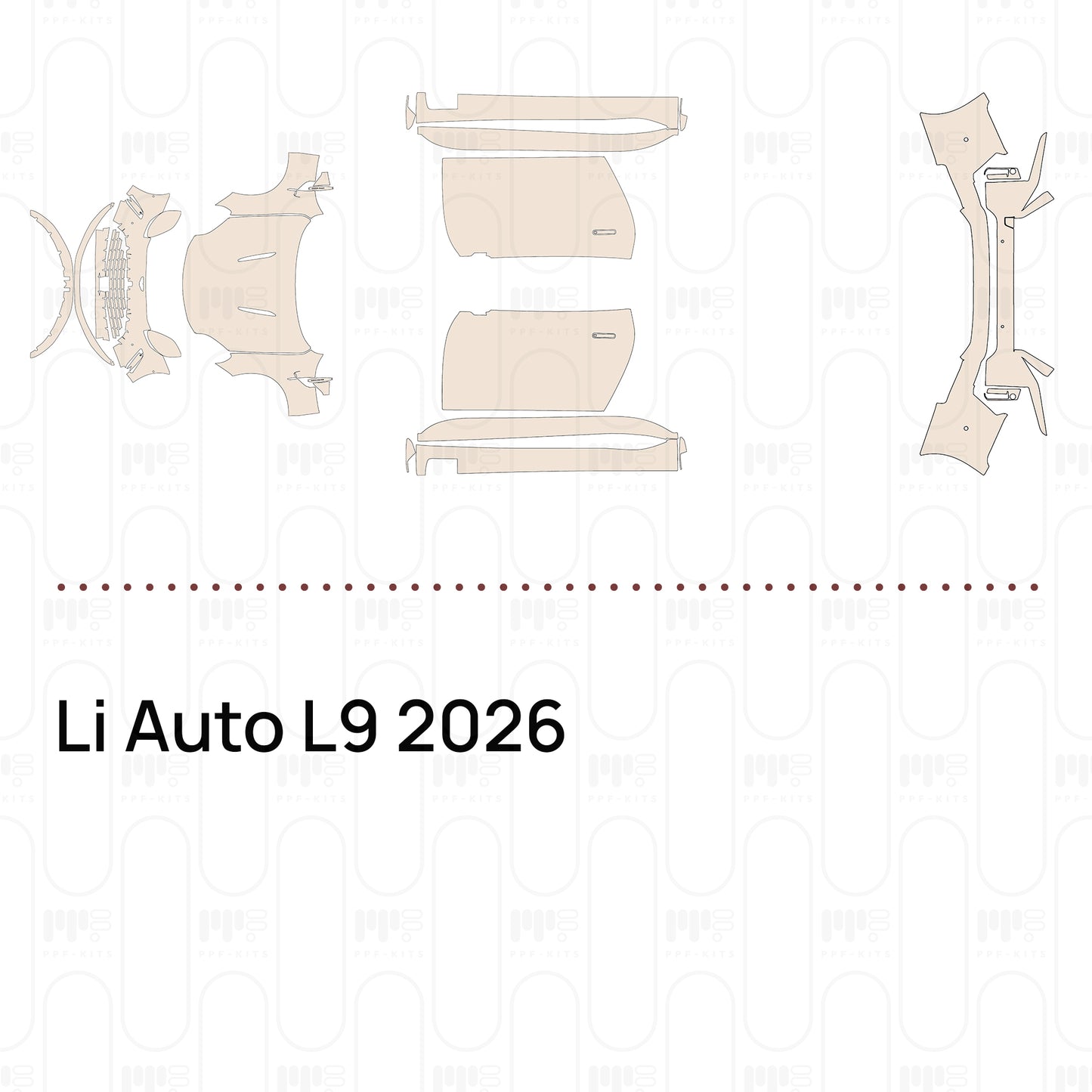 Pre-Cut PPF Li Auto L9 2026
