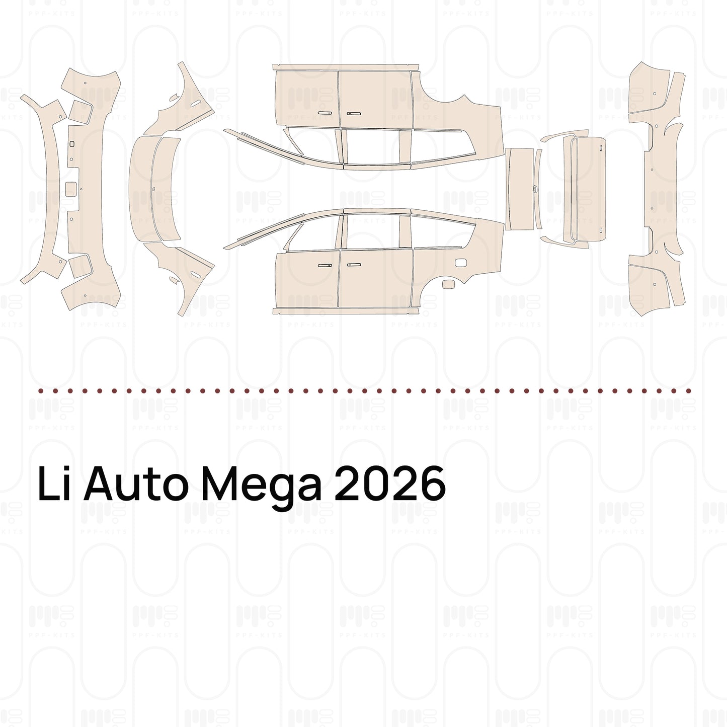 Pre-Cut PPF Li Auto Mega 2026