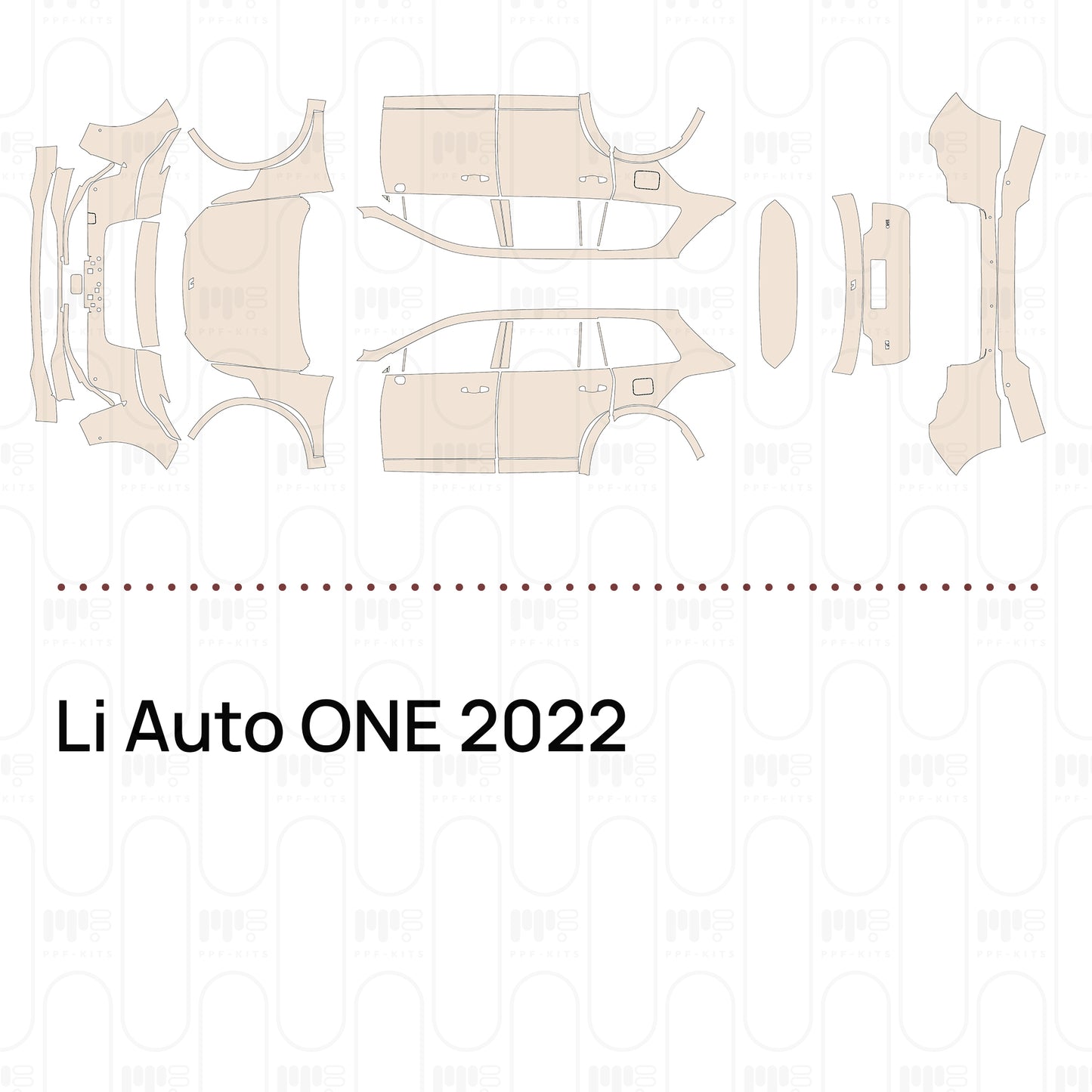 Pre-Cut PPF Li Auto ONE 2022