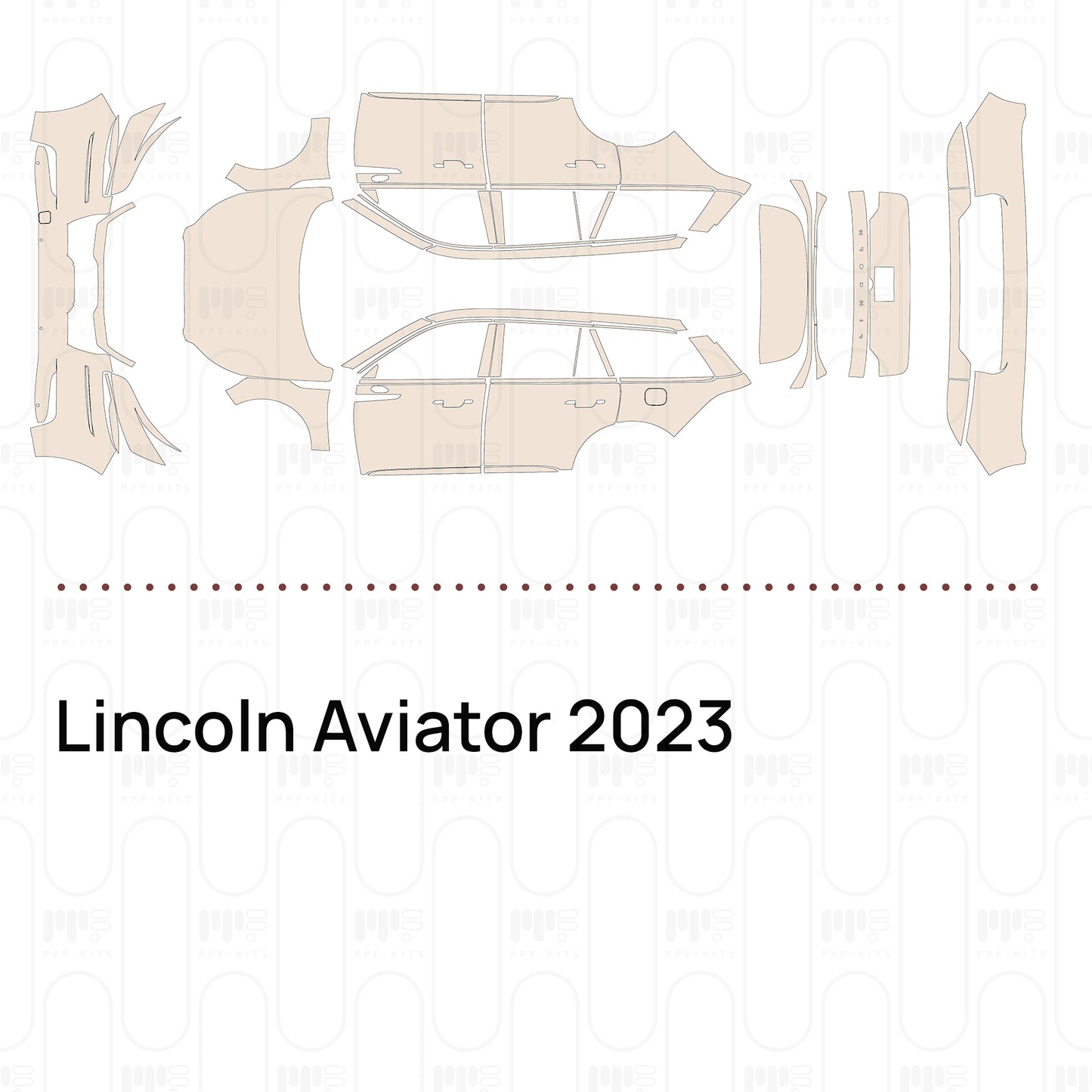 Pre-Cut PPF Lincoln Aviator 2023