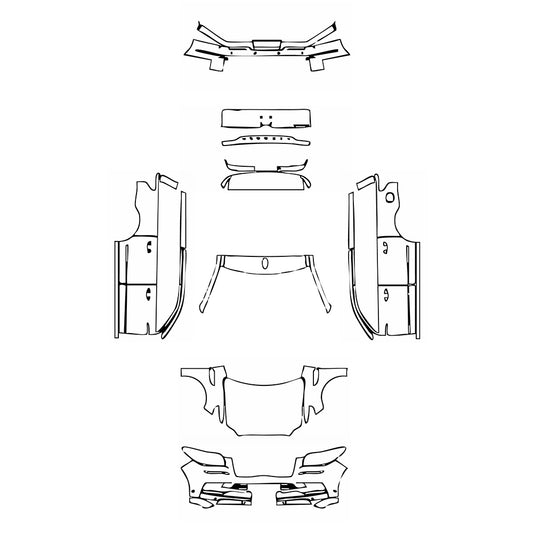 Pre-Cut PPF Lincoln NAVIGATOR Extended Wheelbase 2018 - PPF-Kits