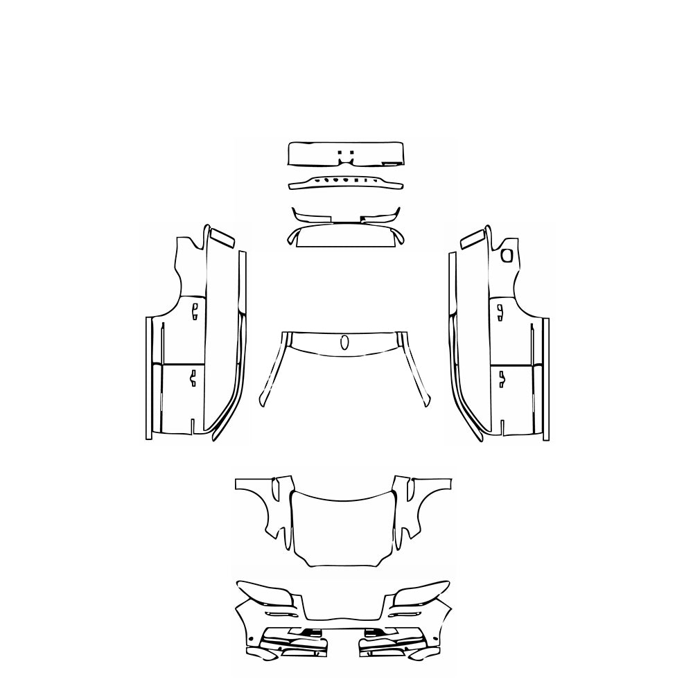 Pre-Cut PPF Lincoln NAVIGATOR Standard Wheelbase 2019 - PPF-Kits