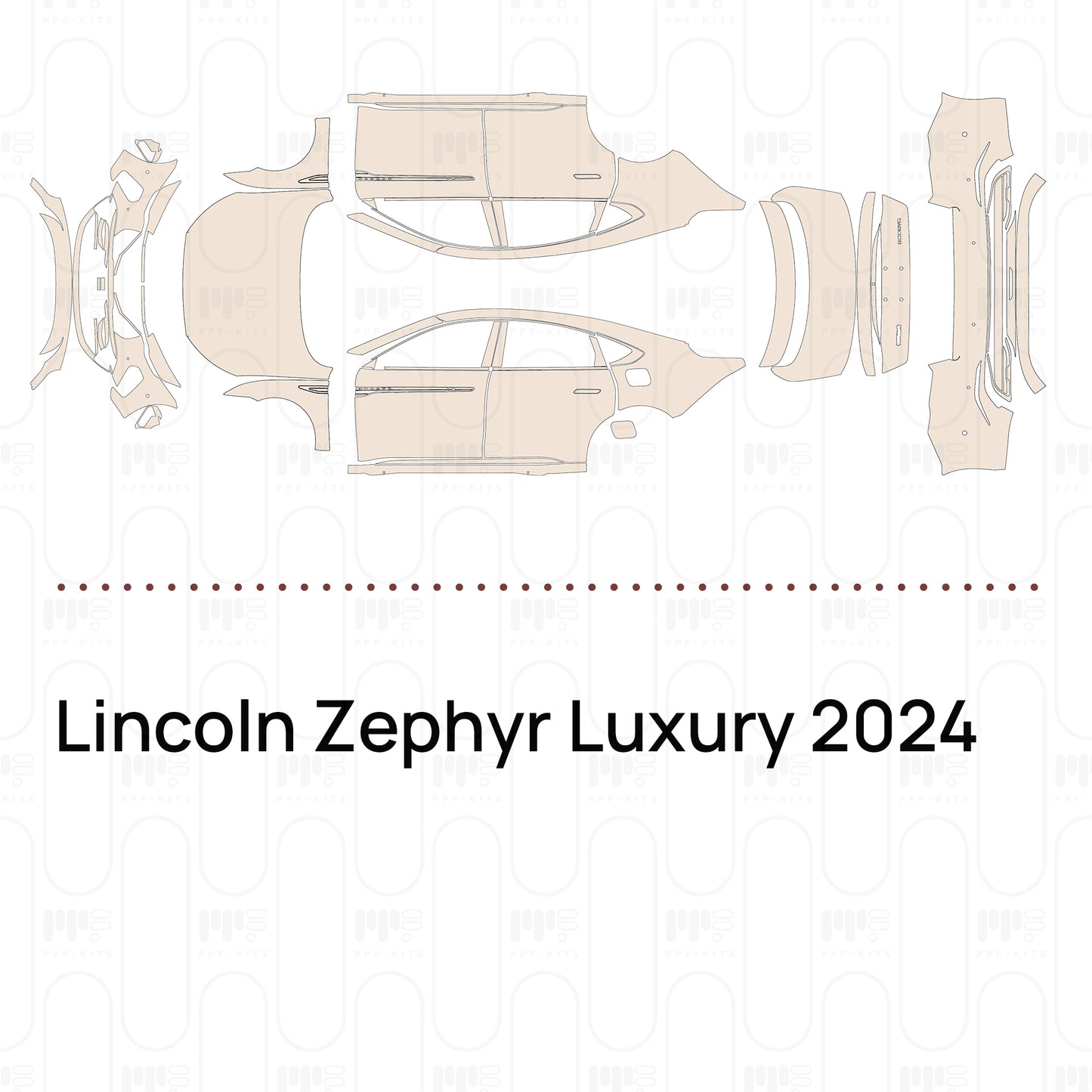 Pre-Cut PPF Lincoln Zephyr Luxury 2024
