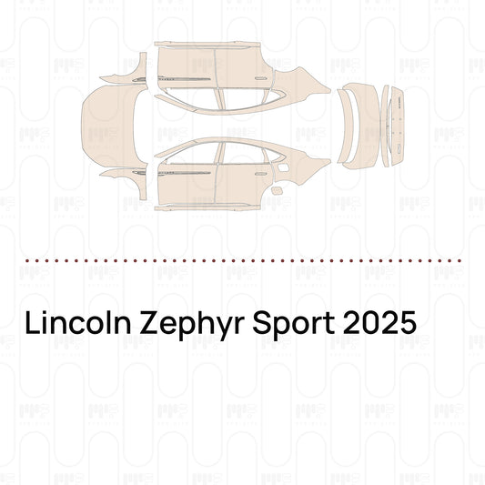 Pre-Cut PPF Lincoln Zephyr Sport 2025