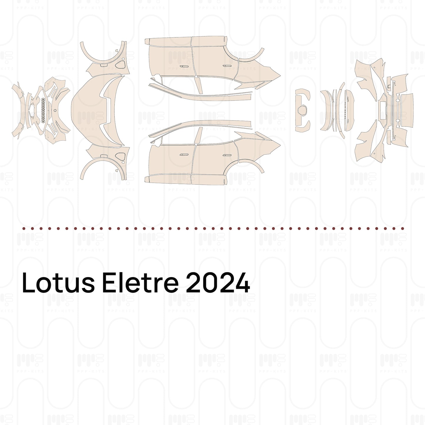 Pre-Cut PPF Lotus Eletre 2024