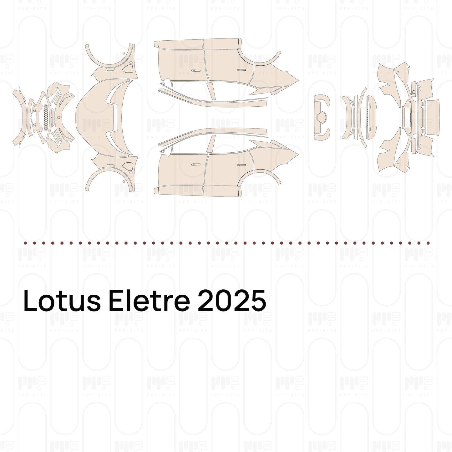 Pre-Cut PPF Lotus Eletre 2025