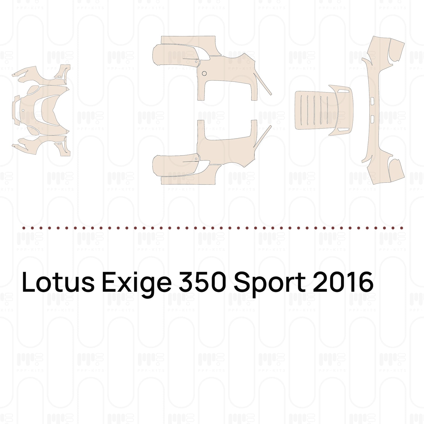 Pre-Cut PPF Lotus Exige 350 Sport 2016