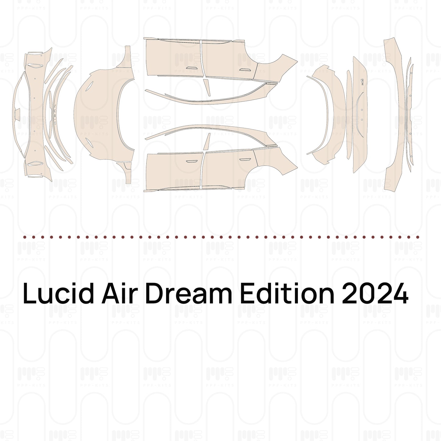 Pre-Cut PPF Lucid Air Dream Edition 2024