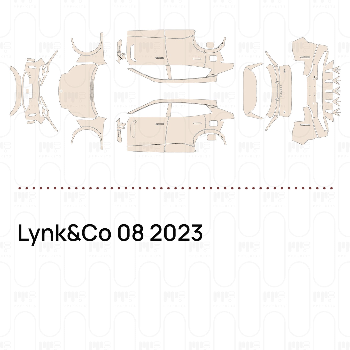 Pre-Cut PPF Lynk&Co 08 2023