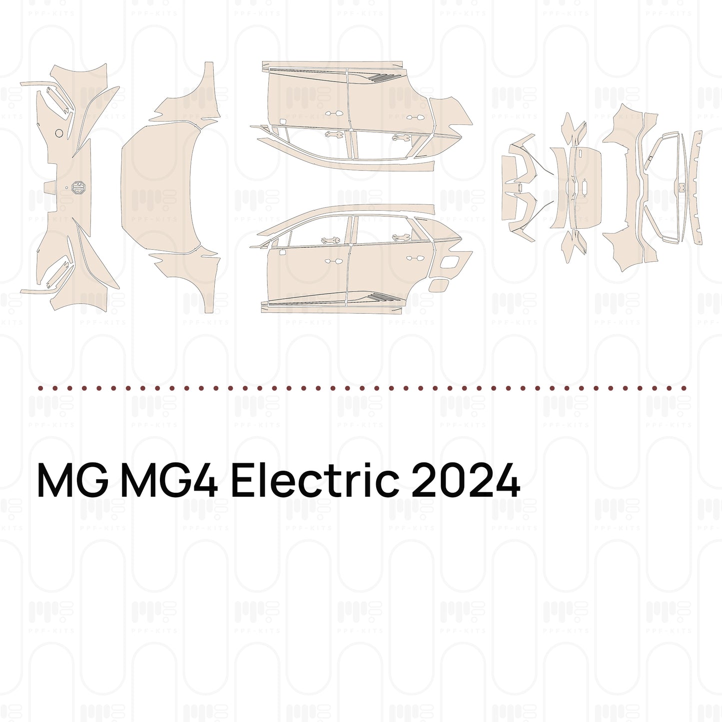 Pre-Cut PPF MG MG4 Electric 2024