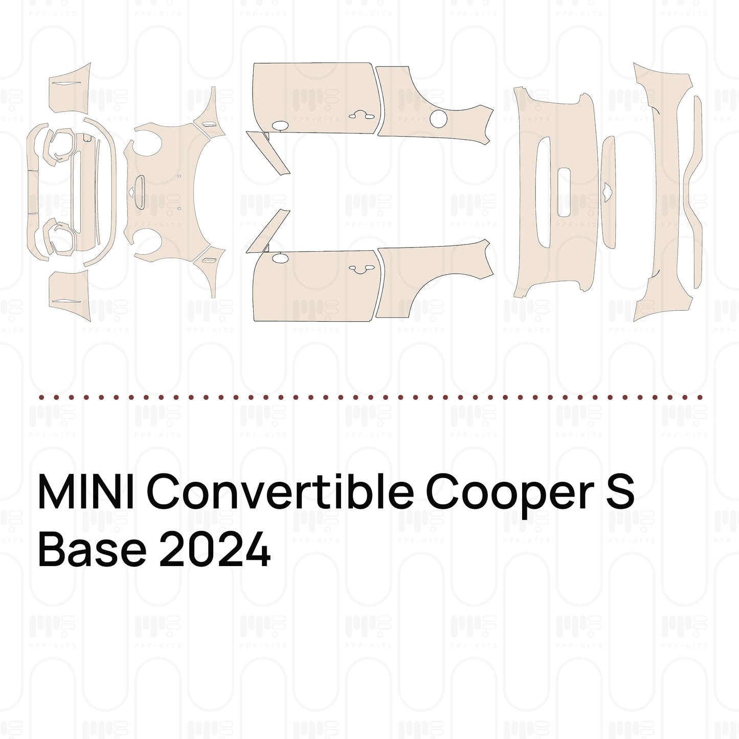 Pre-Cut PPF MINI Convertible Cooper S Base 2024