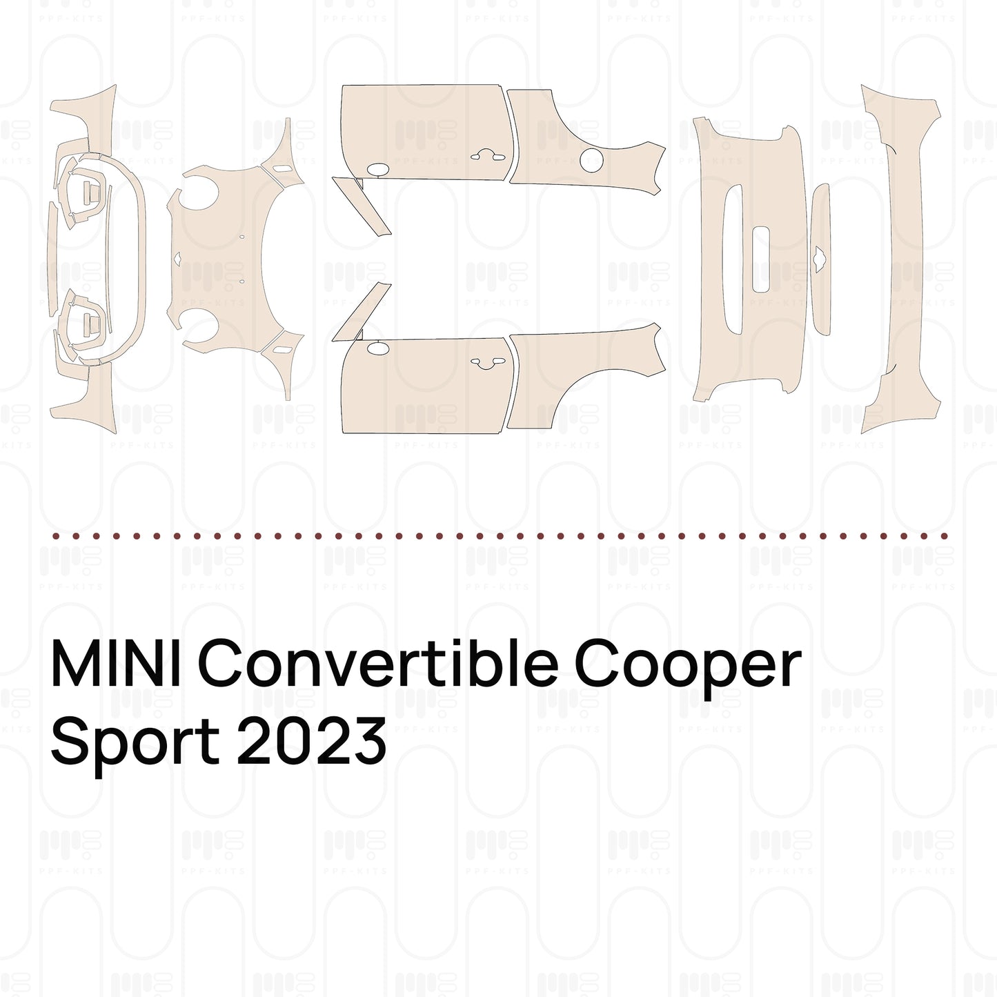 Pre-Cut PPF MINI Convertible Cooper Sport 2023