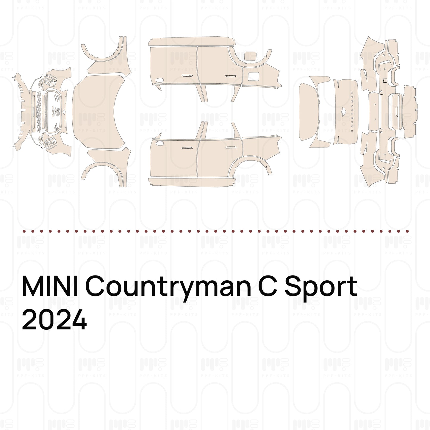 Pre-Cut PPF MINI Countryman C Sport 2024