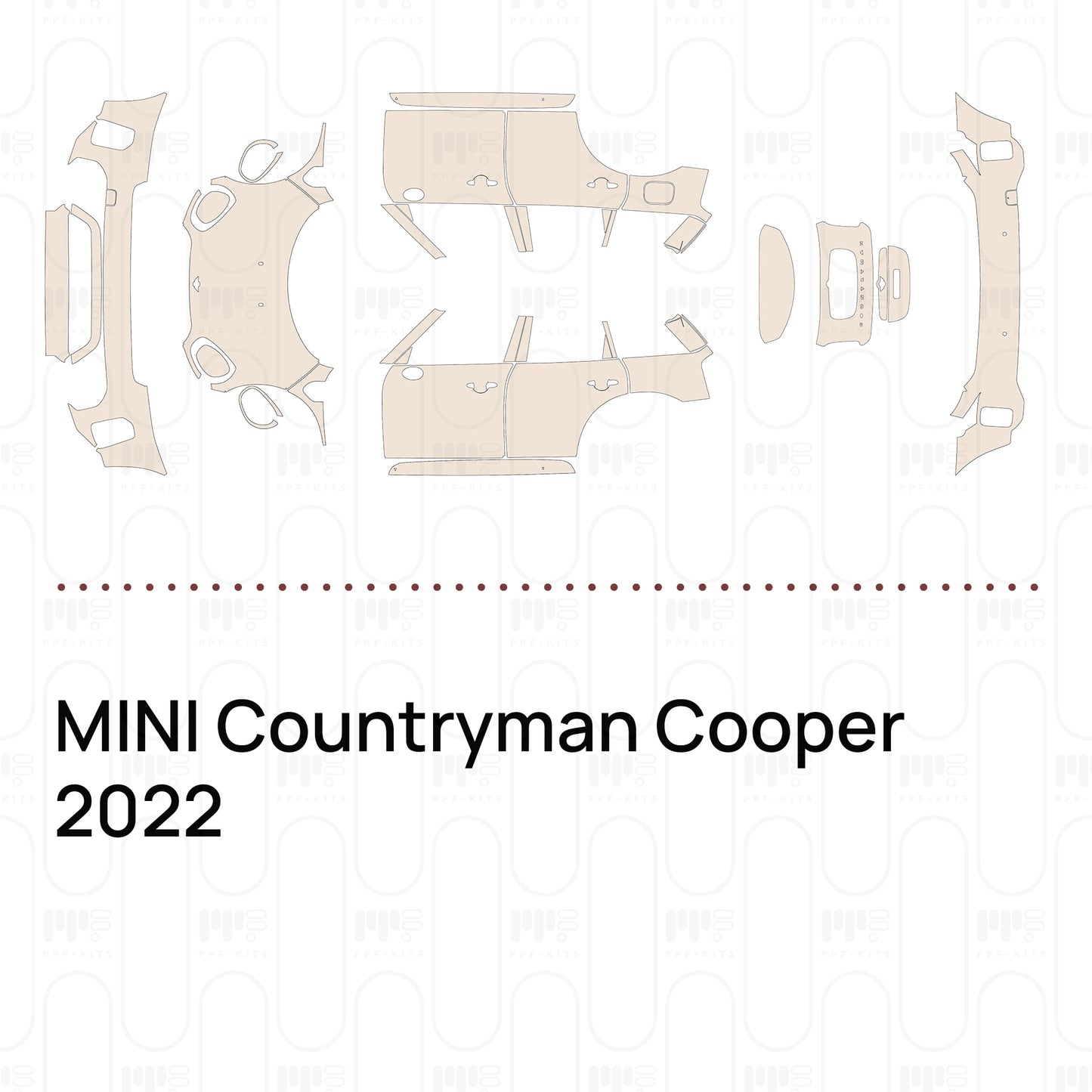 Pre-Cut PPF MINI Countryman Cooper 2022